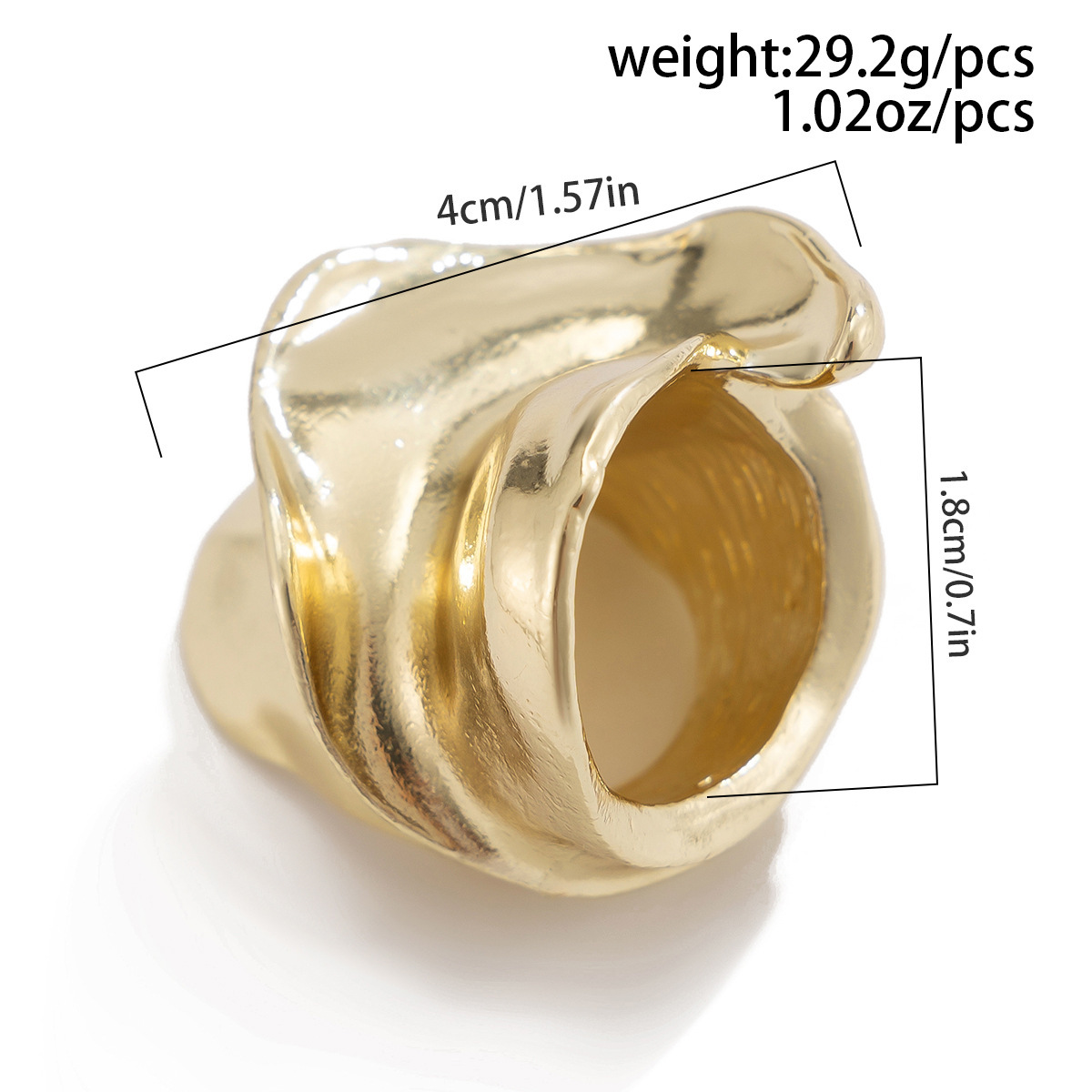 9g Weight Open Rings Classification 1 Piece Quantity Holiday, Banquet, Travel Occasion Alloy Material Geometric Pattern Women's Gender Plating Design Casual, Elegant, Lady Style Casual Elegant Lady Geometric Alloy Plating Women's Open Rings 38