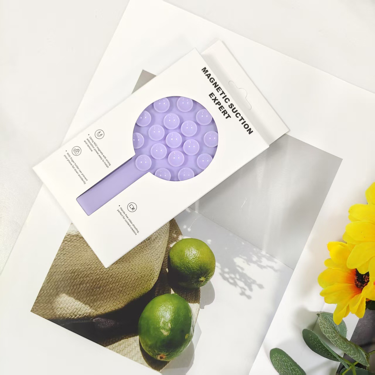 우아한 보라색 [자기 스타일] 상자 포장