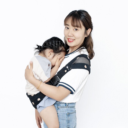 Baby Outdoor Travel Large Child Backpack Baby Single Shoulder Simple Baby Carrier Front Carry Style Summer One-Hand Baby Holding Simple Lightweight