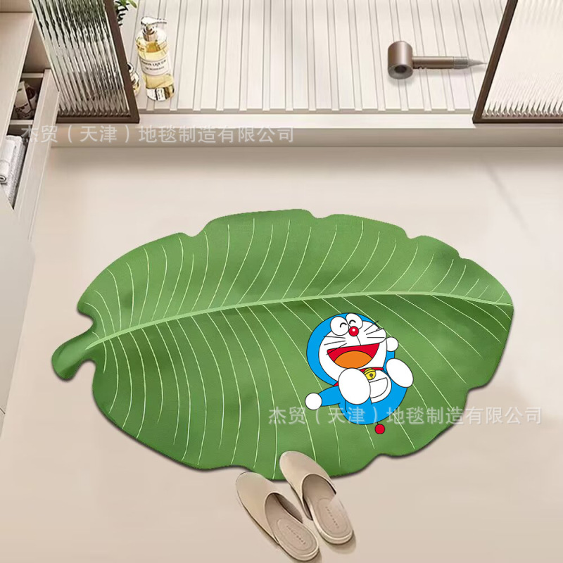 クレヨンしんちゃん浴室ノンスリップフロアマット珪藻泥吸収性トイレカーペットかわいいホームバスルームドアマット|undefined