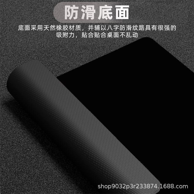 Alfombrilla de ratón de color sólido de gran tamaño, tapete de teclado engrosado, tapete de escritorio de ratón de computadora de oficina al por mayor