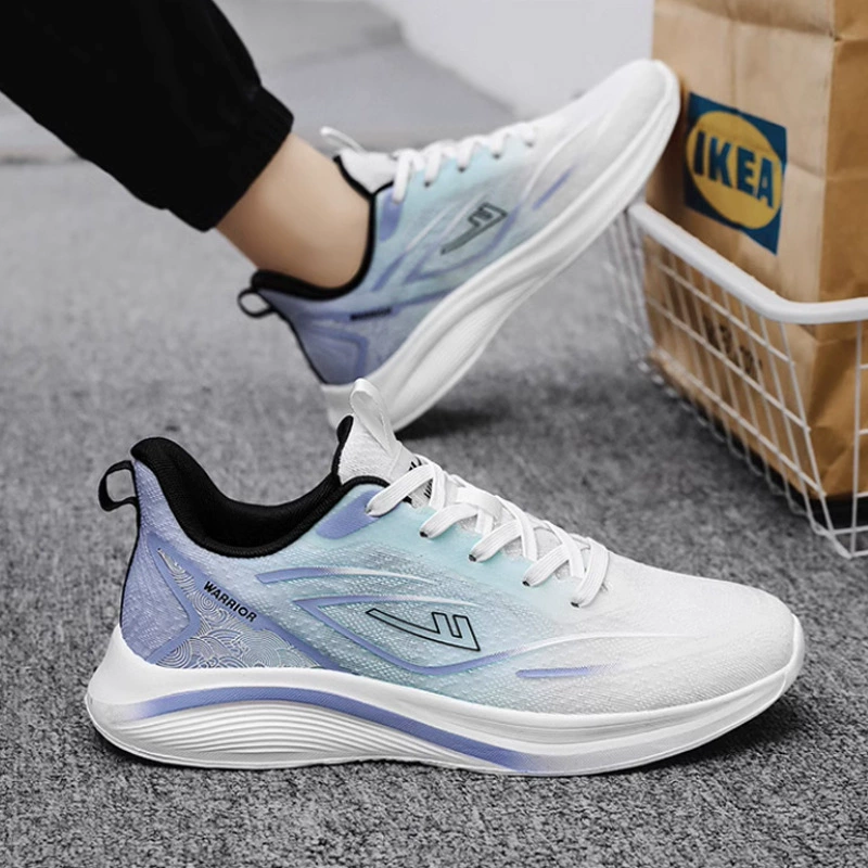 Огонь назад мужская обувь спортивная обувь мужская модель 2025 новая летняя дышащая обувь для бега черная супер легкая амортизация беговая обувь мужская