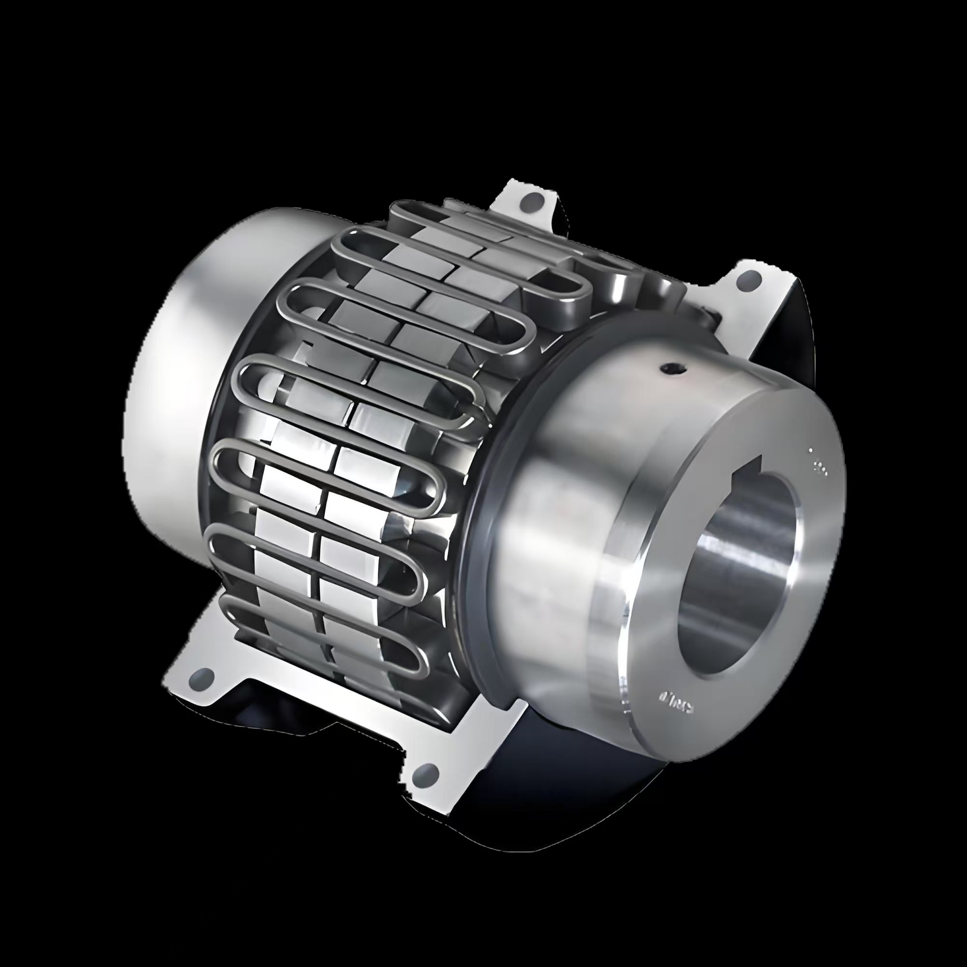 蛇型弹簧联轴器61407井下输送机弹性蛇簧联轴器 弹簧铝制罩壳现