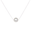 Jewelry, necklace from pearl, brand fashionable accessory, silver 925 sample, light luxury style, simple and elegant design