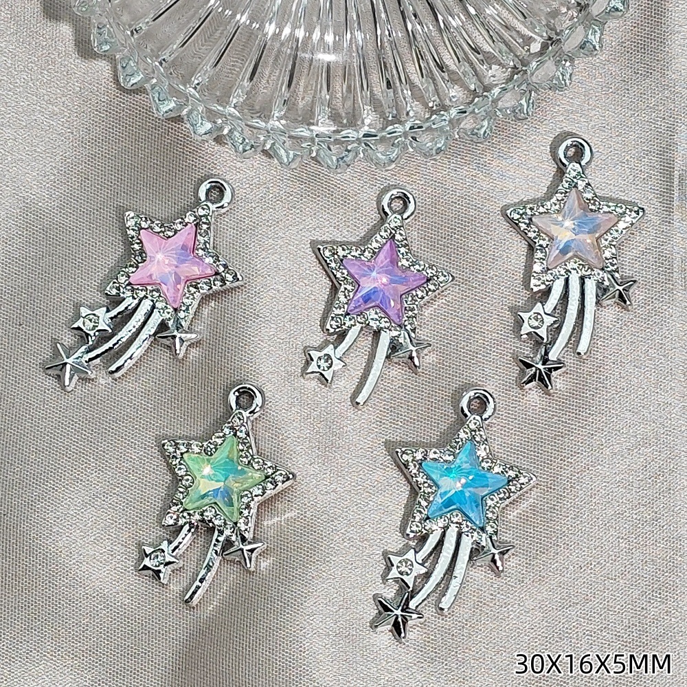 Exquisitos accesorios de joyería colgante de diamante de alta protección ultravioleta al por mayor collar DIY artesanal colgante de materiales de ropa de pulsera