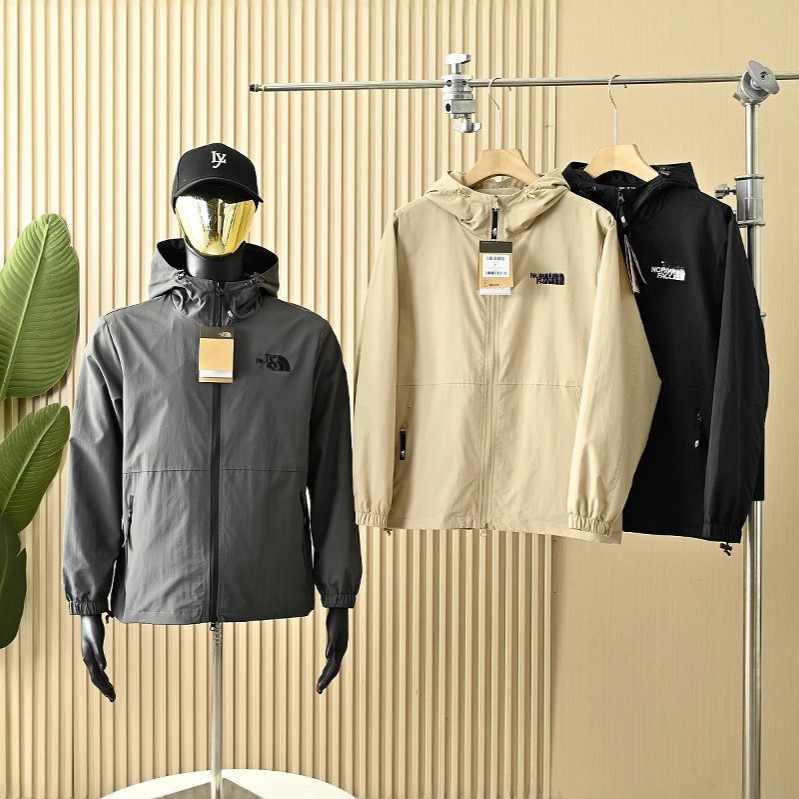 Tnf North Face 25 Early Spring New Men's and Women's Outdoor Hooded Windproof Jacket Couple Outdoor Sports and Leisure Nj3Bq06