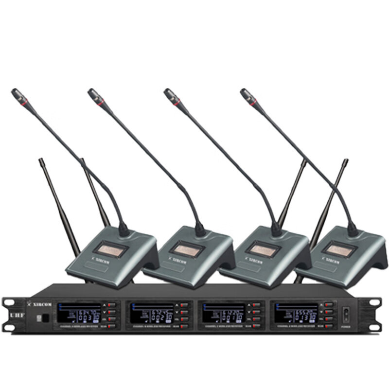 捷讯 (XIRCOM) XC-645M U段无线一拖四会议式话筒（个）