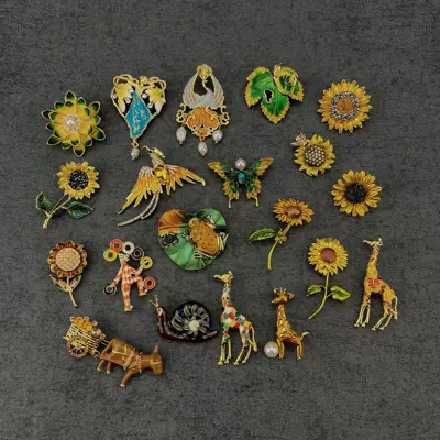 Enamel Badge Accessories Vintage — Yaxa sancaqları