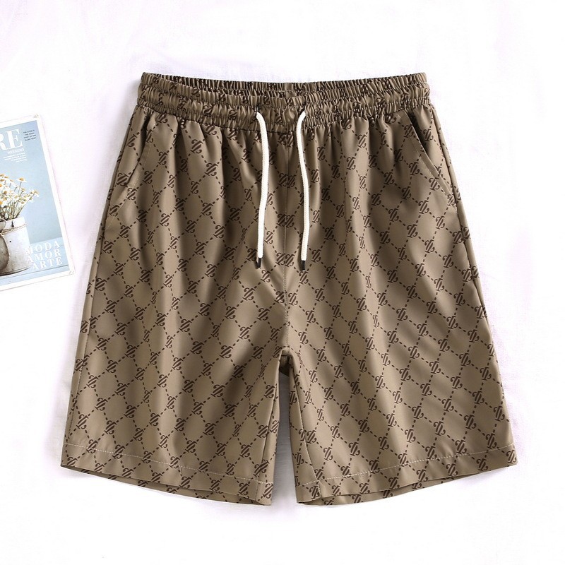 유럽 코드 국경 간 AliExpress 캐주얼 반바지 남성 패션 브랜드 여름 얇은 외부 착용 2025 새로운 남성 스포츠 비치