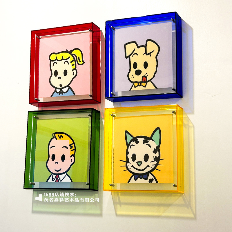 Acrylic Transparent Photo Frame, Picture Frame, Poster Frame, Puzzle Frame, Wall-Mounted Paper-Cut Picture Frame, Creative Photo Frame