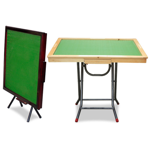 简易麻将桌 手搓实木家用象棋桌两用餐桌麻将台可折叠桌