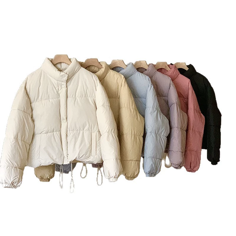 Зимняя теплая стеганая куртка, корейский стиль, oversize, плюс размер