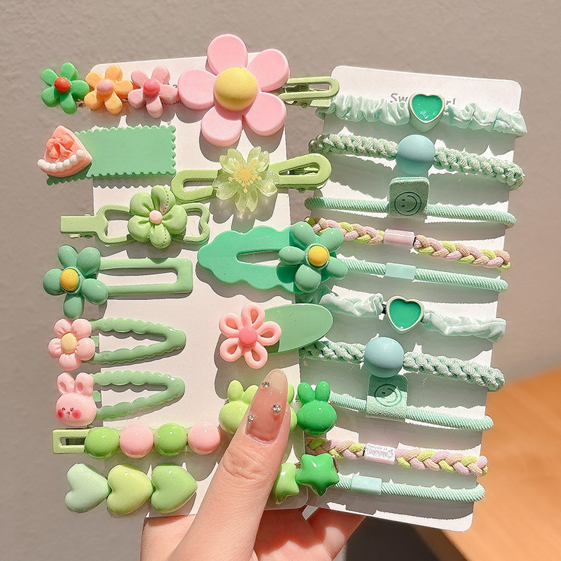 2024 nuevo clip BB de color lindo clip de cabello de boca de pato chica lateral clip de frange para niños tocado tarjeta de cabello rotura