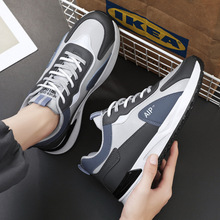 跨境冬季休闲鞋男士加绒加厚防水百搭运动鞋轻便耐磨跑步鞋批发