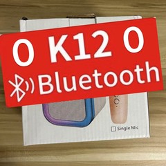 k蓝牙音箱12抖音户外家用一体无线单麦双麦儿童K歌麦克风礼品音响