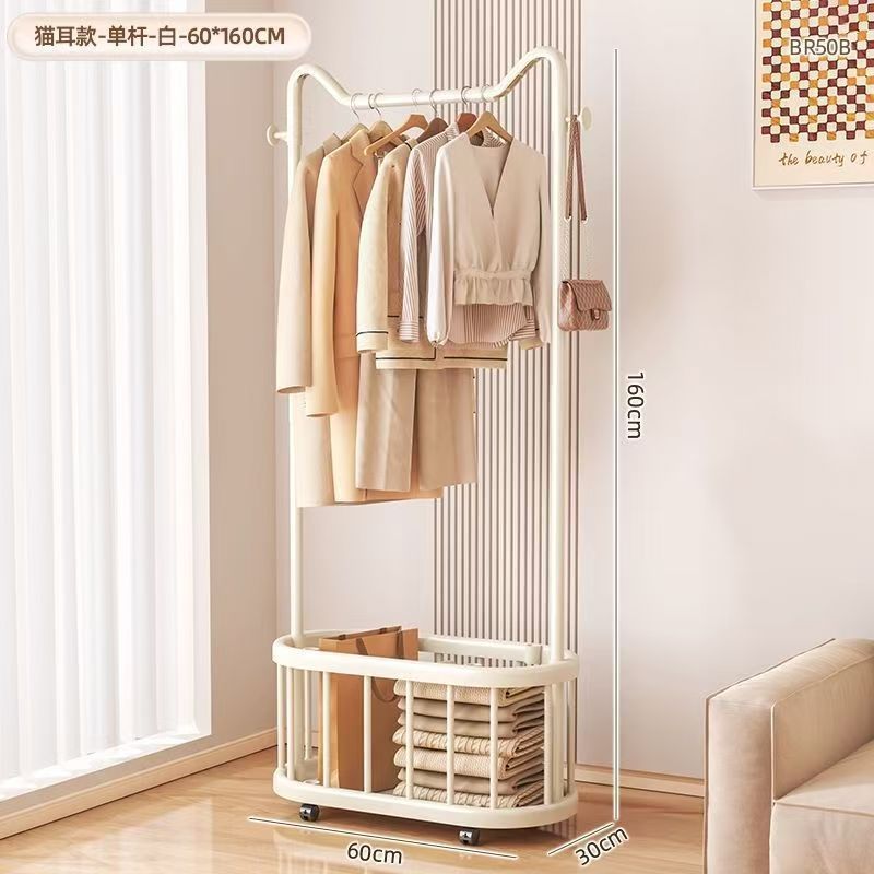 percha de ropa percha de sombrero de piso simple pequeño estante de ropa interior percha de ropa percha