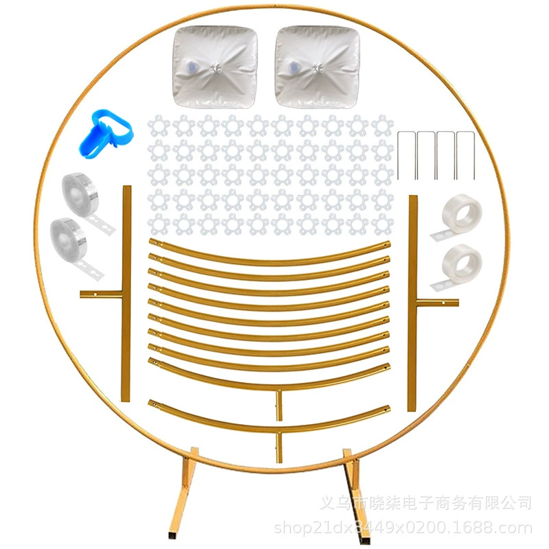 Кованое железо круг Воздушный Шар АРКА кронштейн костюм день рождения свадьба этап фон украшения открытый макет площадки реквизит