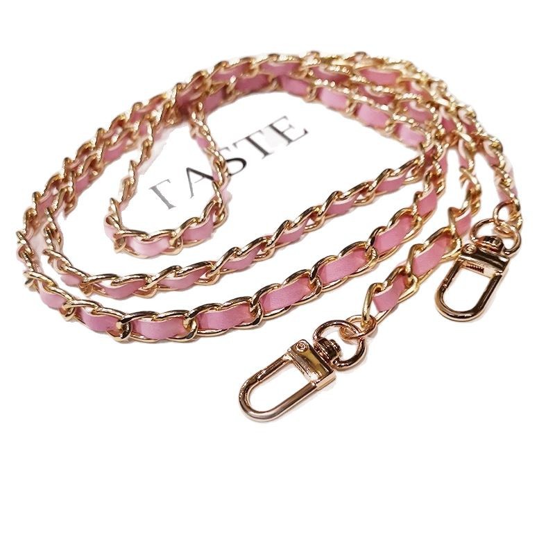 Red de celebridades Xiaoxiangfeng cadena de mensajero cordón de caja de teléfono móvil bolso de cuero de metal largo correa de hombro cadena de camioneta de moda