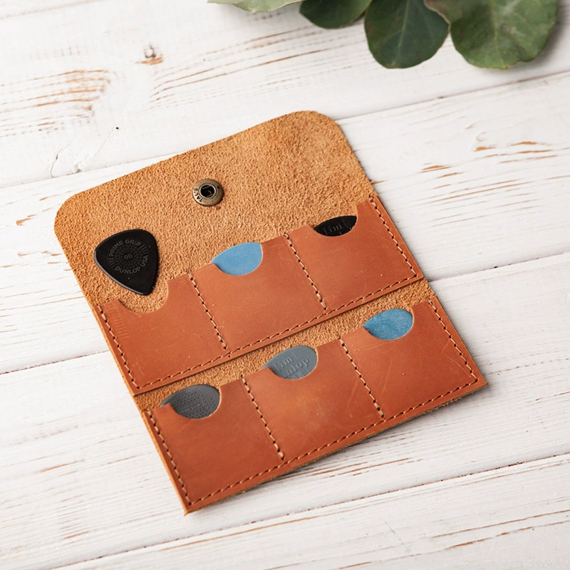 Многофункциональная сумка для выбора гитары треугольный выбор кожаный чехол для хранения укулеле кожаный чехол для гитары