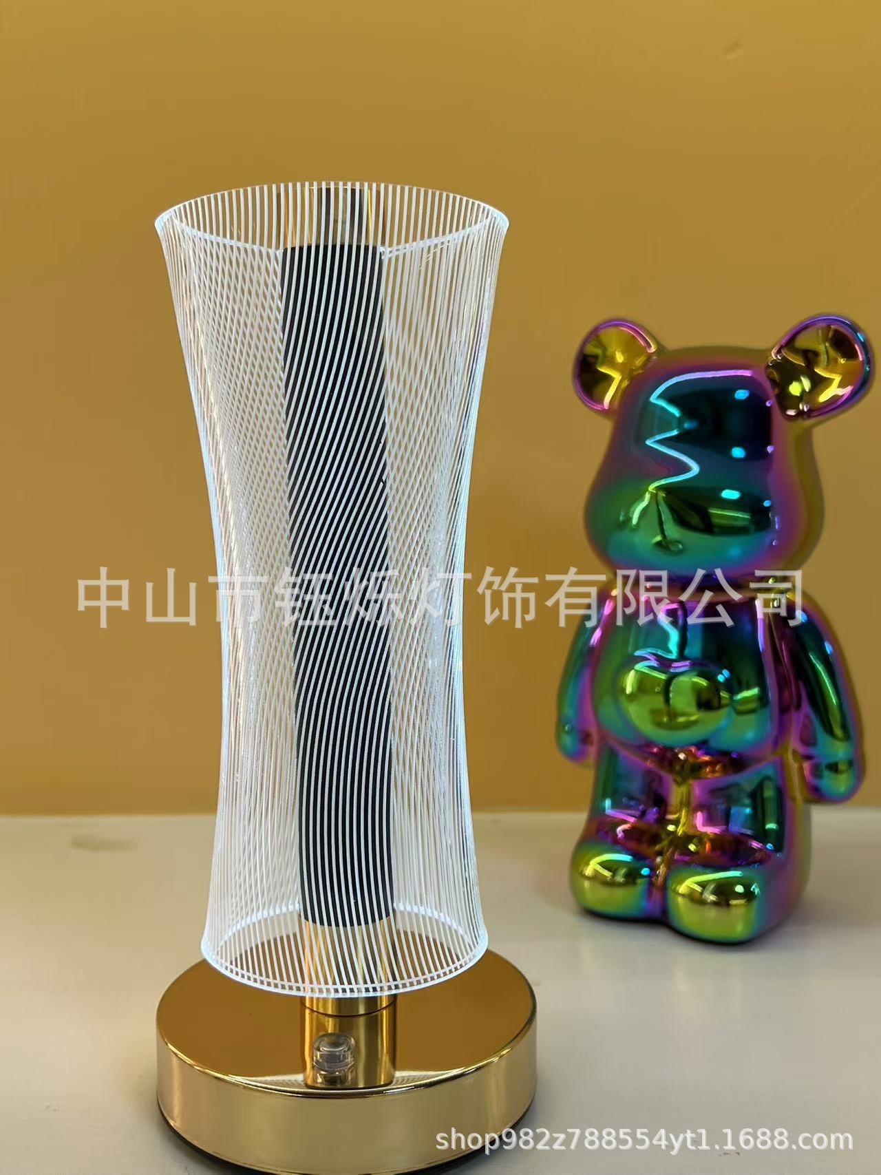 Suministro directo de fábrica estilo minimalista moderno red ins cama dormitorio cabecera acrílico tres colores atenuación luz nocturna creativa