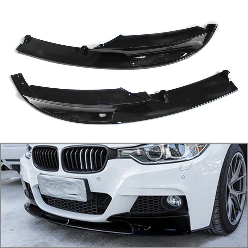 Bmw3系F30F35スポーツタイプの前唇包角帯骨格前シャベル320MP炭素繊維紋の包囲に適しています。|undefined