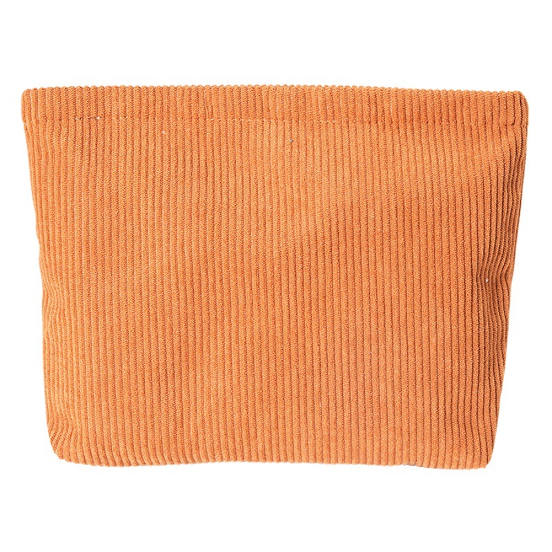 Estilo coreano de color sólido de pana bolsa de cosméticos ins estilo embrague lápiz labial cambio bolsa de almacenamiento