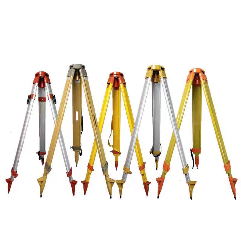 经纬仪脚架全站仪脚架铝合金三脚架垂准仪木质三脚架全站仪三脚架