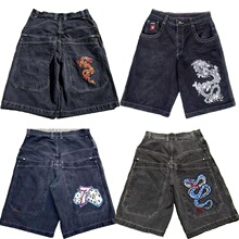 C 31408 Y2K Baggy Denim Shorts ����ţ�п�̿� �羳��Ӧ