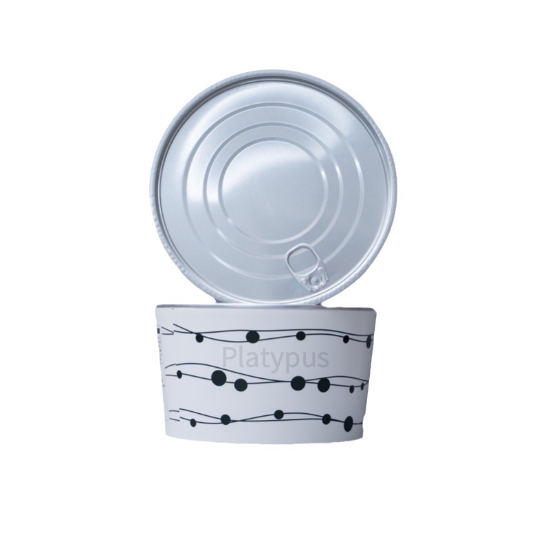 1300ml 1500ml lata de embalaje para llevar caja de papel tazón de 153mm calibre aluminio resistente a altas temperaturas impermeable a prueba de agua y aceite