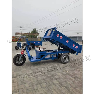3吨重载液压电动三轮车 农用翻斗自卸货运车 建筑工地沙砖搬运车