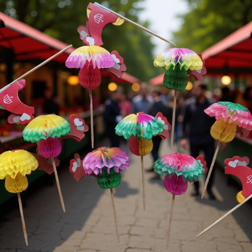 Рождественская фруктовая подпись на день рождения гамбургер плагин коктейль украшения холодных блюд