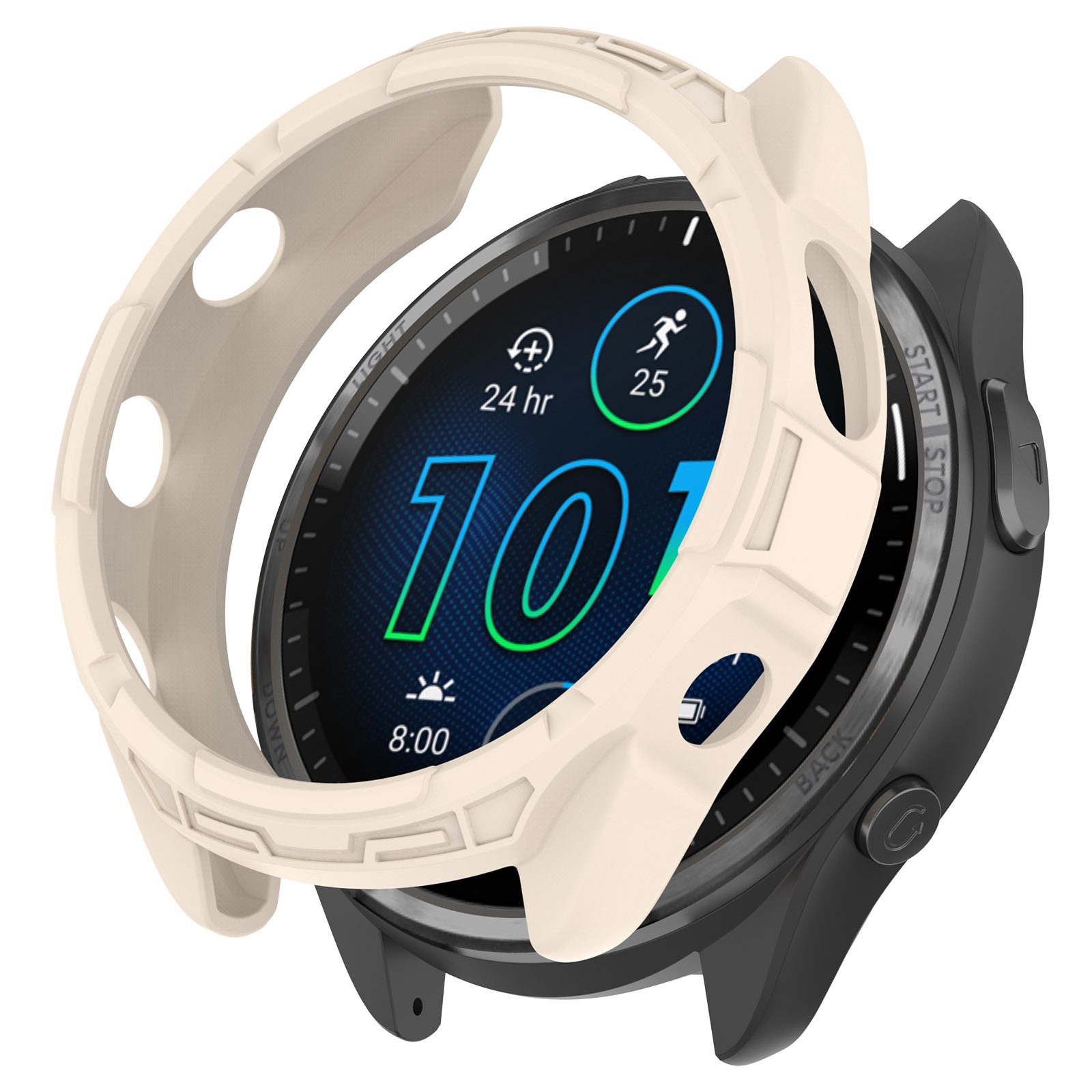 Xinyuan Shuntong is equipped with a tpu soft rubber openwork armor case for the Garmin Forerunner965 watch undefined