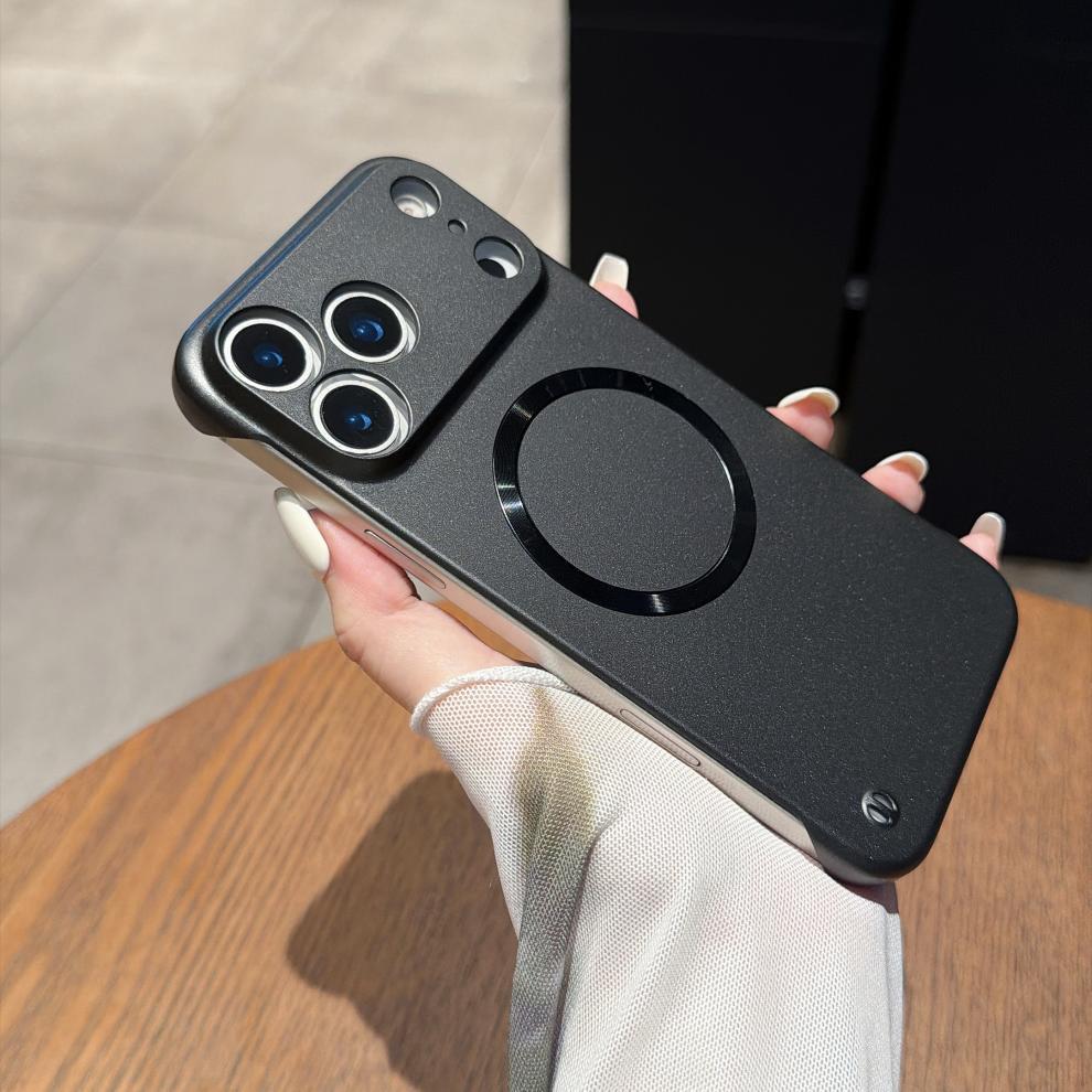 适用苹果18Pro手机壳iPhone17Promax高级感磁吸无边框车载保护16