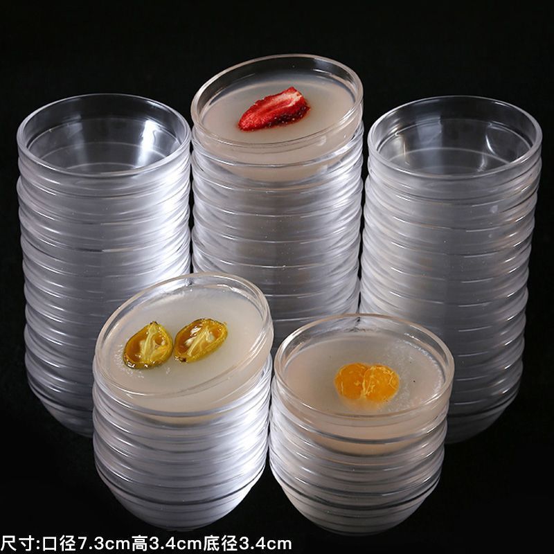 유리그릇 10개 + 대나무꼬치 1팩