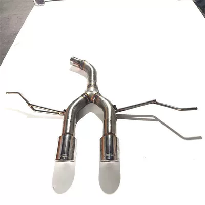 Tail Section Swallowtail Dual Outlet — Exhaust pipe - swallowtail-with-white-color