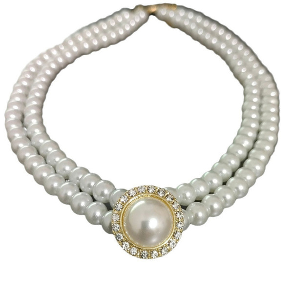 Retro elegant universal necklace from pearl