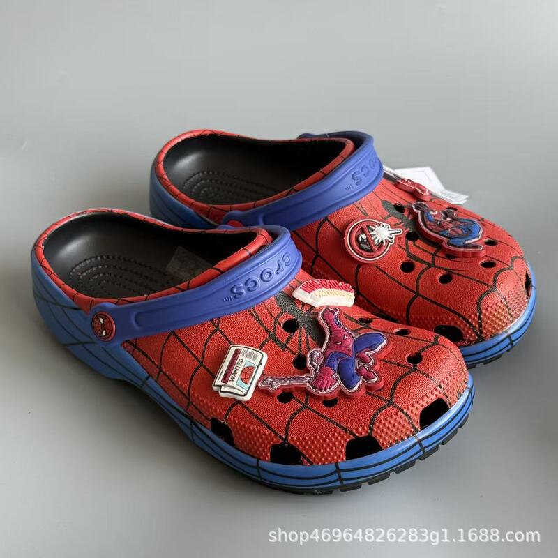 Kajia's New Spider-Man Second-Generation Adult Clogs, Outdoor Non-Slip Casual Sandals, Fashion Accessories Wholesale Kajia's New Spider-Man Second-Generation Adult Clogs, Outdoor Non-Slip Casual Sandals, Fashion Accessories Wholesale