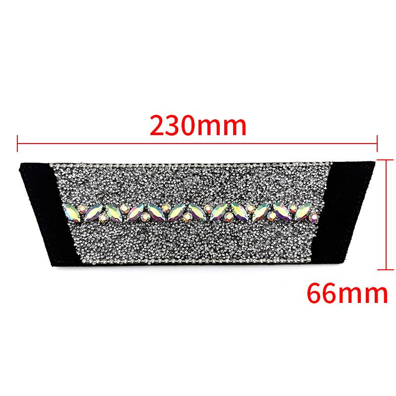 Nuevos accesorios de zapato DIY una sola forma de sandalias de diamante semiacabados zapatillas taladro superior