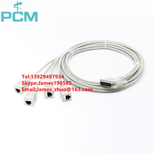 DB25���^ �D 4*RJ45 ĸ�^ ���п���̨�B�Ӿ�