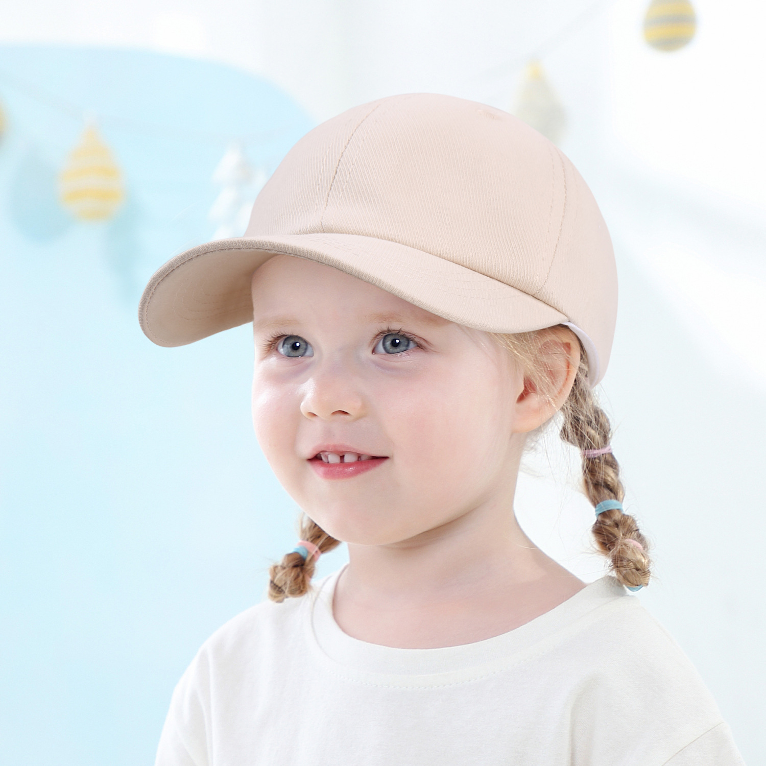Children Unisex Basic Solid Color Baseball Cap display picture 3