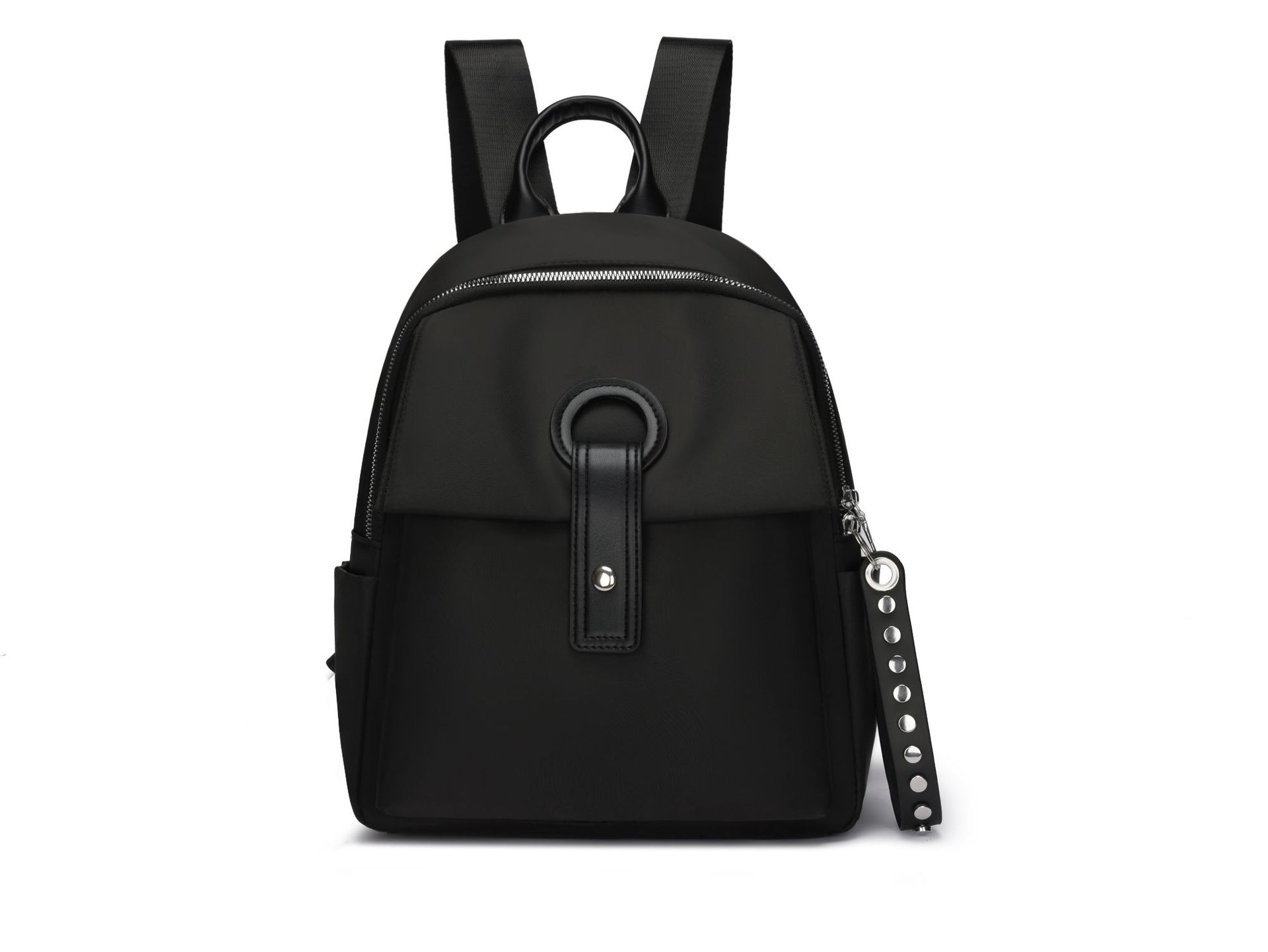 2024 verano nueva mochila de tela Oxford para mujer, color sólido, simple y ligero, mochila de viaje de viaje, mochila escolar al por mayor