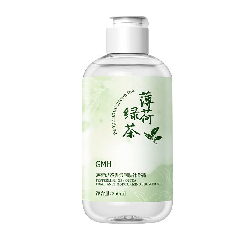 薄荷绿茶氨基酸沐浴露持久留香控油去油补水保湿沐浴乳一件代发|undefined