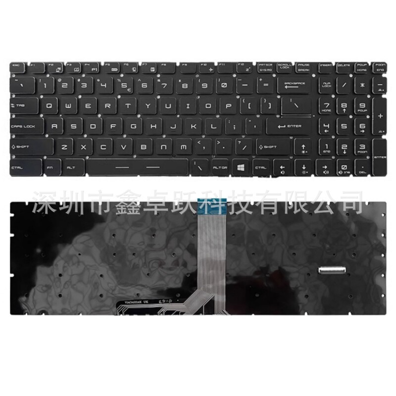 Us Ru Is Suitable for Msi Ms-16J1 16J2 16J3 16J4 16J5 16J9 16Jb 16P5 Keyboard