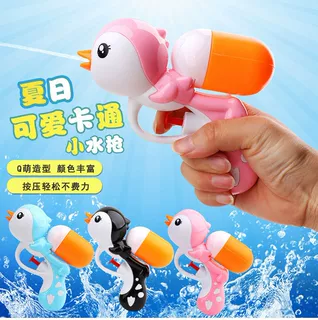 企鹅水枪玩具小孩戏水喷水亲子打水仗沙滩儿童卡通小鸟水枪小礼品