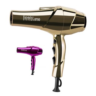 Cross-border new electroplating IONIC SYSTEMS hair dryer high-power hair dryer barber shop foreign trade 2200w