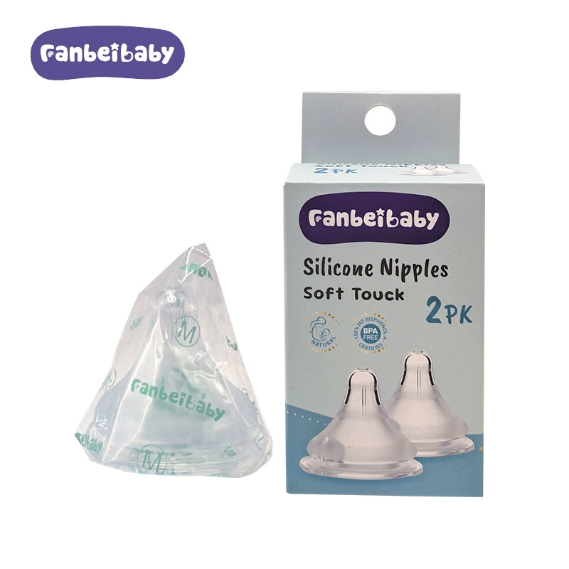 Children's pack, silicone pacifier for new born, wide neck
