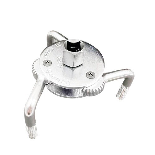 Factory direct sales round foot flat foot dual-purpose oil grid filter wrench wholesale two-way three-claw filter wrench