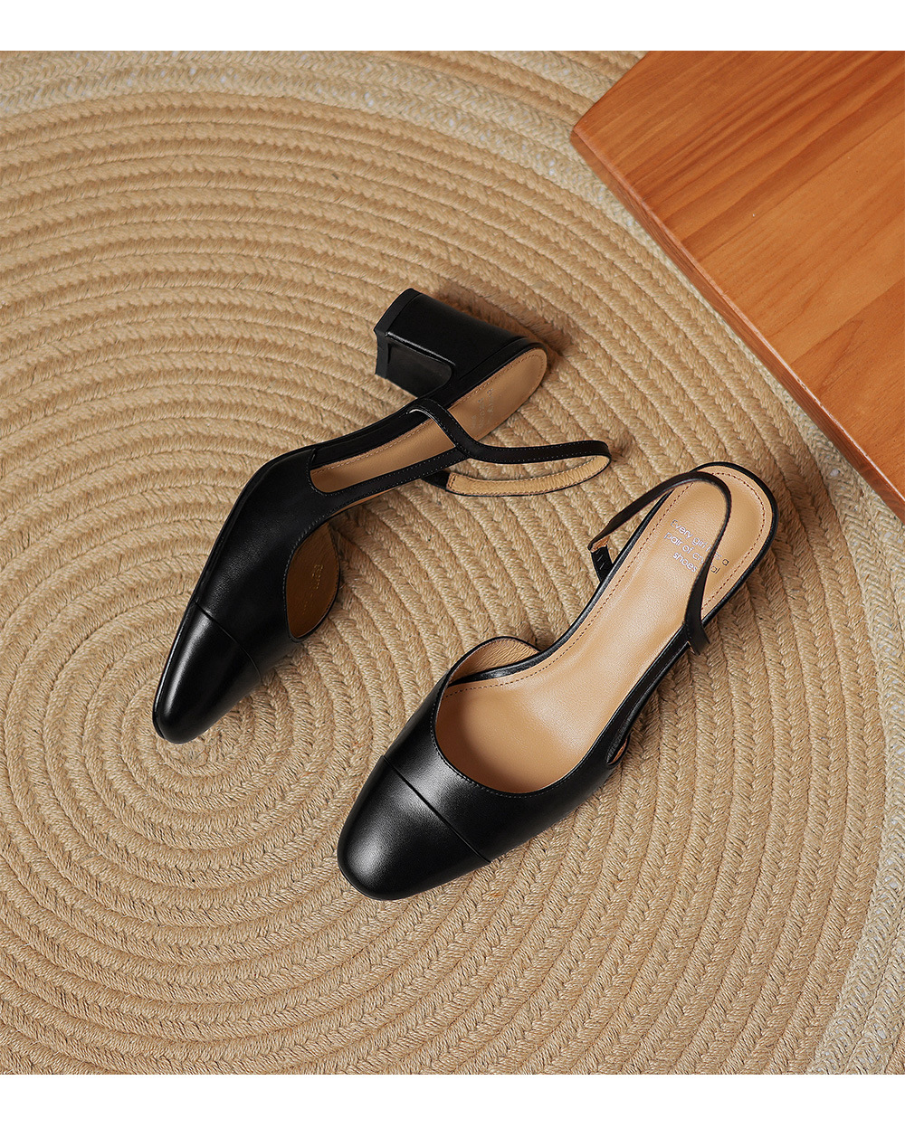 Sandal cao gót nữ mũi kín quai chéo buộc dây phong cách Hàn Quốc — đen chi tiết 18