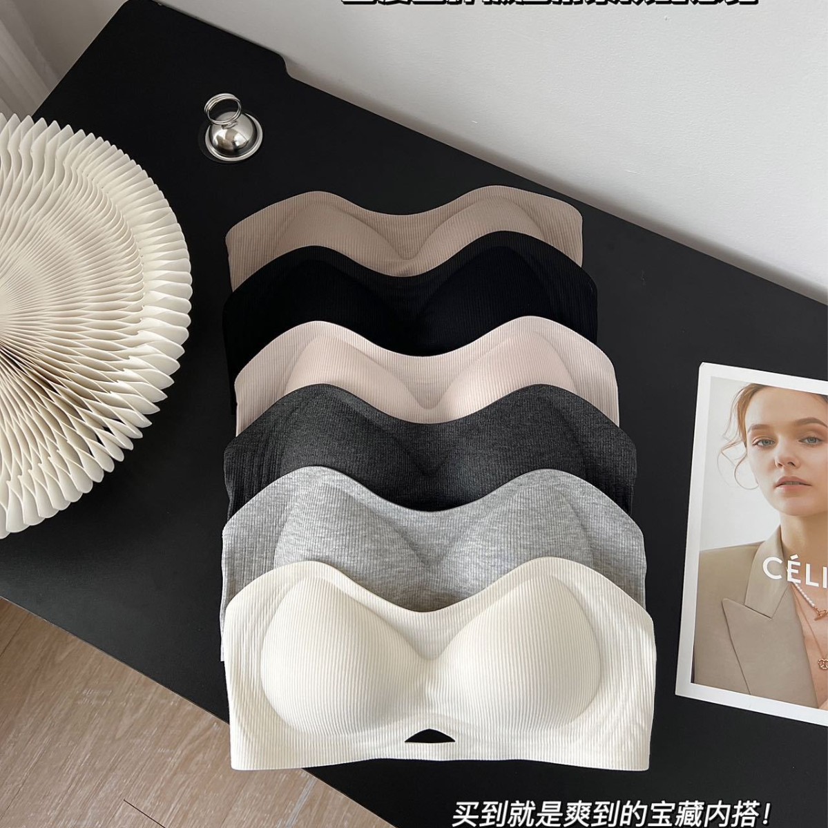 Venta directa de fábrica comercio electrónico transfronterizo Sudeste de Asia Vietnam Tailandia damas sin costuras sujetador de recogida lateral cómodo