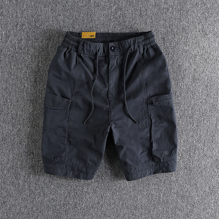 Vintage Wash Camouflage Cargo Shorts 4